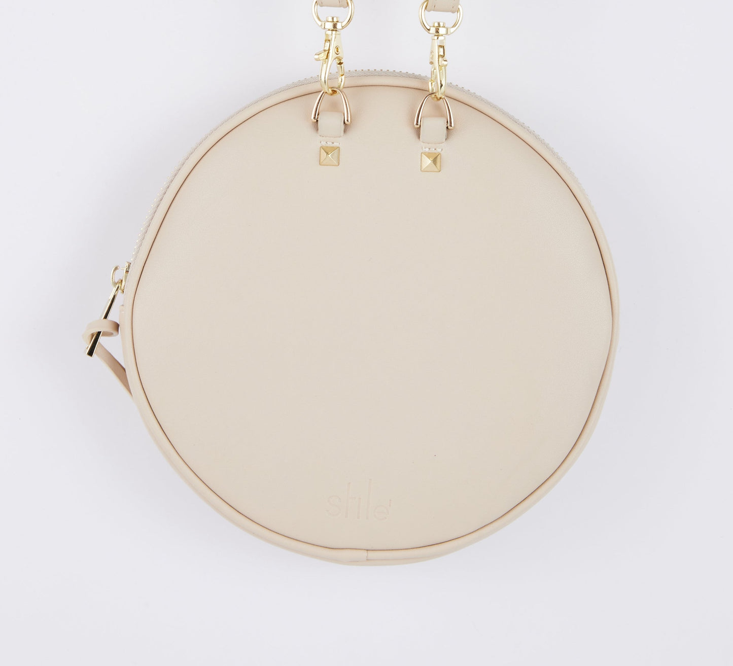 The Capri Pouch and Sara Strap in Taupe